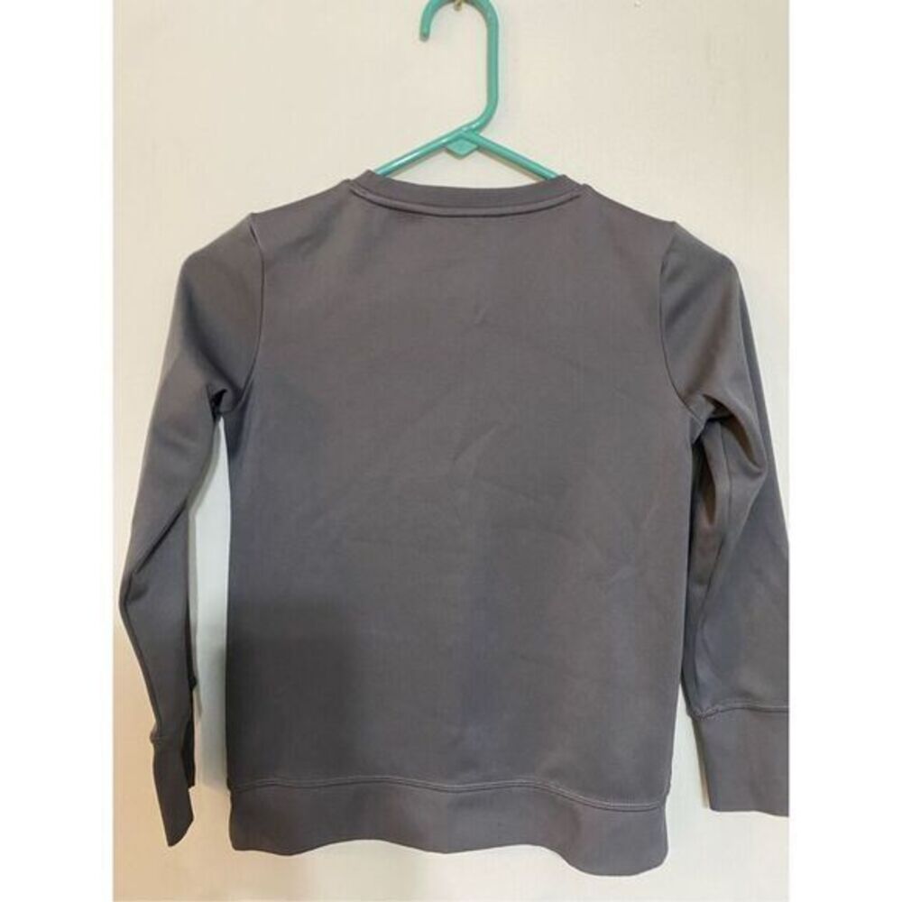 Youth boys grey all in motion pull over long sleeve top size small 6/7 excellent - Picture 5 of 5
